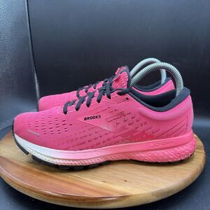 Brooks Ghost 13 Womens Size 7 Running Shoes Pink Road Sneakers 1203381B656